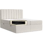 Beige mannermainen bed skyfall (maison de reve)140x200