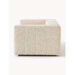 Šviesiai smėlio spalvos modulinė kampinė sofa (lena) su kosmetiniais defektais.
