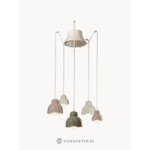 Dizainerio pakabinamas šviestuvas „berimbau“ (ferolusas) su grožio trūkumais.