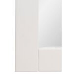 Baltas aukštas veidrodis (rondo) (be veidrodžio, tik rėmas)