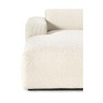 Vaalean beige modulaarinen kulmasohva (melva) 319x195 kosmeettisilla vioilla.