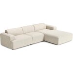 Smėlio spalvos kampinė sofa (melva) (dėžutė, dėžutėje) 319x195