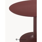 Punainen pyöreä ruokapöytä (menorca) d=120