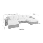 Brown corner sofa bed (josy)