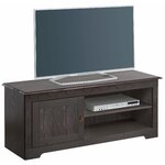 Dark brown solid wood TV stand (laura)