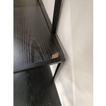 Musta metallihylly seaford (actona) 114x77 kosmeettisia vikoja