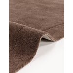 Dark Brown Special Shaped Wool Rug (Kadey) 150x230