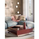 Dark brown coffee table (Alessa)