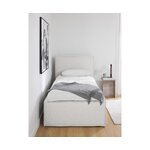 Light gray single bed (Dream) 90x200