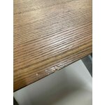 Rudas valgomojo stalas iš medžio masyvo (Chandler), 240x100