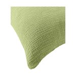 Green Cotton Pillowcase (Odile)80x80