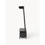 Black Solid Wood Floor Rack (Libby)