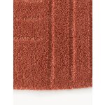 Terracotta Color Round Wool Rug (Mason)D=120