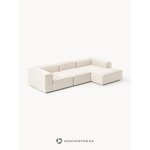 Vaaleanbeige modulaarinen kulmasohva (Sofia)