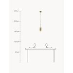 Pendant light STUCCO No. 3 (Schneid Studio)