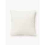 Cream Cotton Pillowcase (Mareva) 50x50