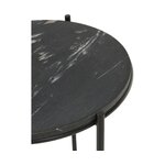 Black marble coffee table (ella)