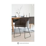 Salės aksominė kėdė casablanca (interstil Danija)