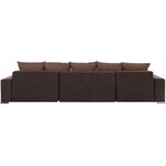 Brown corner sofa bed (josy)