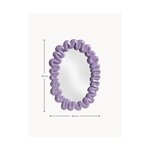 Violetti kehystetty seinäpeili (amsterdam) 30x42 epätäydellisyyksillä
