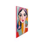 Sienas glezna &quot;Sieviete i&quot; (oranža wallz)