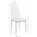 Dark gray dining table (80x80) (lynn)