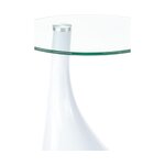 Valkoinen minimalistinen pyöreä sivupöytä pop-pöydällä (tomasucci) virheellä