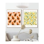 Seinapilt 2 tk Tropical Fruit Slices (Orange Wallz)
