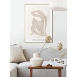 Tapetti paperi découpe beige (oranssi wallz)