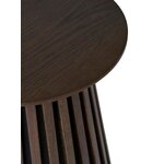 Коричневый круглый журнальный столик osaka (house nordic)