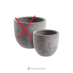 Puutarhan kukkaruukkusetti 2-osainen Christy (Bizzotto)