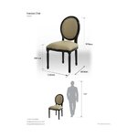 Chair francois (premier housewares) with small cosmetic flaws