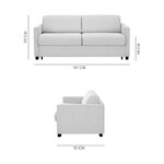 Väike Helehall Diivanvoodi (Morgan)