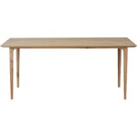 Brown solid wood dining table (archie), intact, in a box