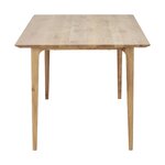 Brown solid wood dining table (archie), intact, in a box