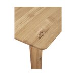 Brown solid wood dining table (archie), intact, in a box