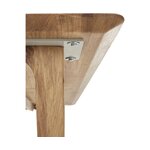 Brown solid wood dining table (archie), intact, in a box