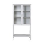 White metal display cabinet misha (venture design) with a cosmetic flaw