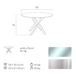 Round design dining table vreni (angel cerdá)