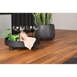 Brūni masīvkoka dārza ēdamgaldi (venture design)