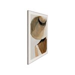 Wall painting hat silhouette (orange wallz) 50x70 with a flaw