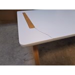 Design coffee table (alvin) with beauty flaws