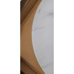 Coffee table with imitation marble (antigua) with a beauty flaw