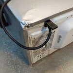 Microwave oven mw 203 sb (bauknecht) whirlpool hall sample, new, with cosmetic defects