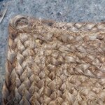 Ruskea matto (sharmila) 80x150 kauneusvirheillä