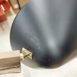 Large black ceiling light (neron) with a cosmetic defect