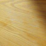 Oak veneer extendable dining table (conv.) 190-235x90 in box, with cosmetic flaws.