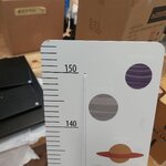 Измерение сантиметровой лентой пространства (блумингвиль) с косметическим дефектом