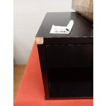 Black wall-mounted bedside table cholet (actona) with cosmetic flaws