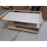 Beige shoe rack (nash) with cosmetic flaws